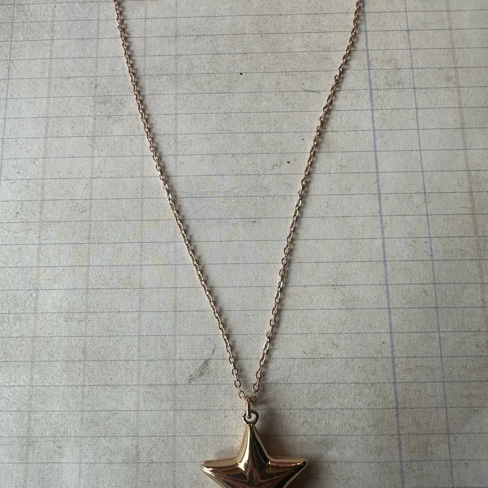 J.Crew Crewcuts Gold Tone Star Locket Necklace for Girls